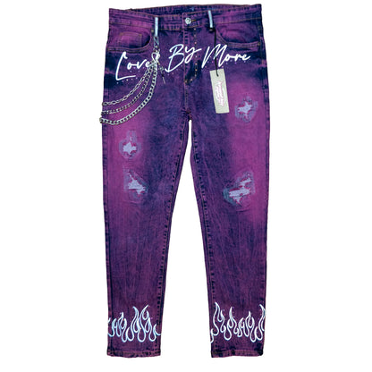 “Signature” Reflective Denim Jeans