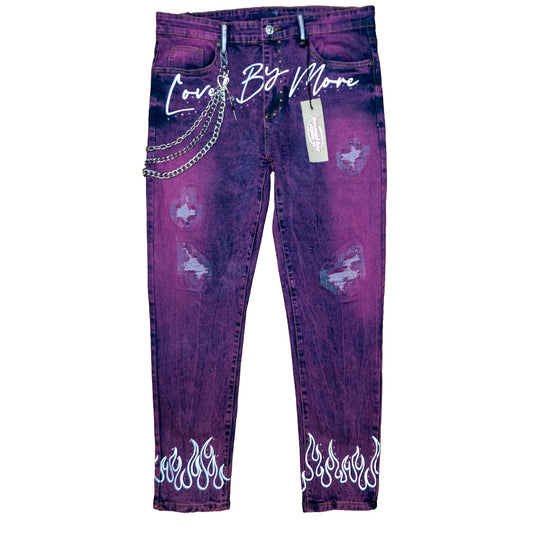 “Signature” Reflective Denim Jeans