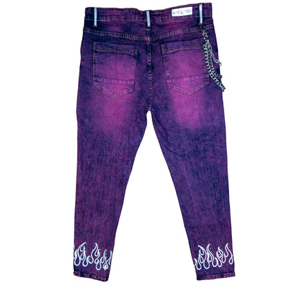 “Signature” Reflective Denim Jeans