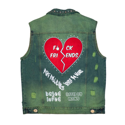 Loved By More™ Graffiti Reflective Denim Vest