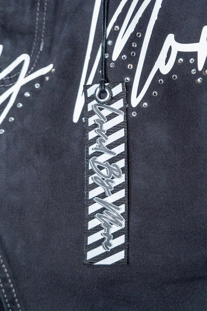 “Signature” Reflective Stacked Denim Jeans