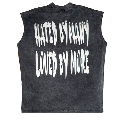 Loved By More™ Acid Wash Sleeveless T-Shirt