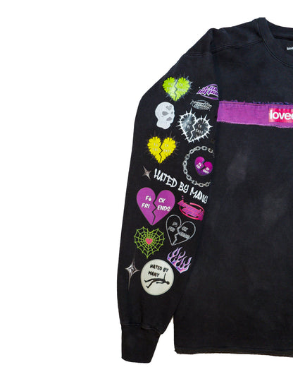 “War Of Hearts” Cropped Sweatshirt