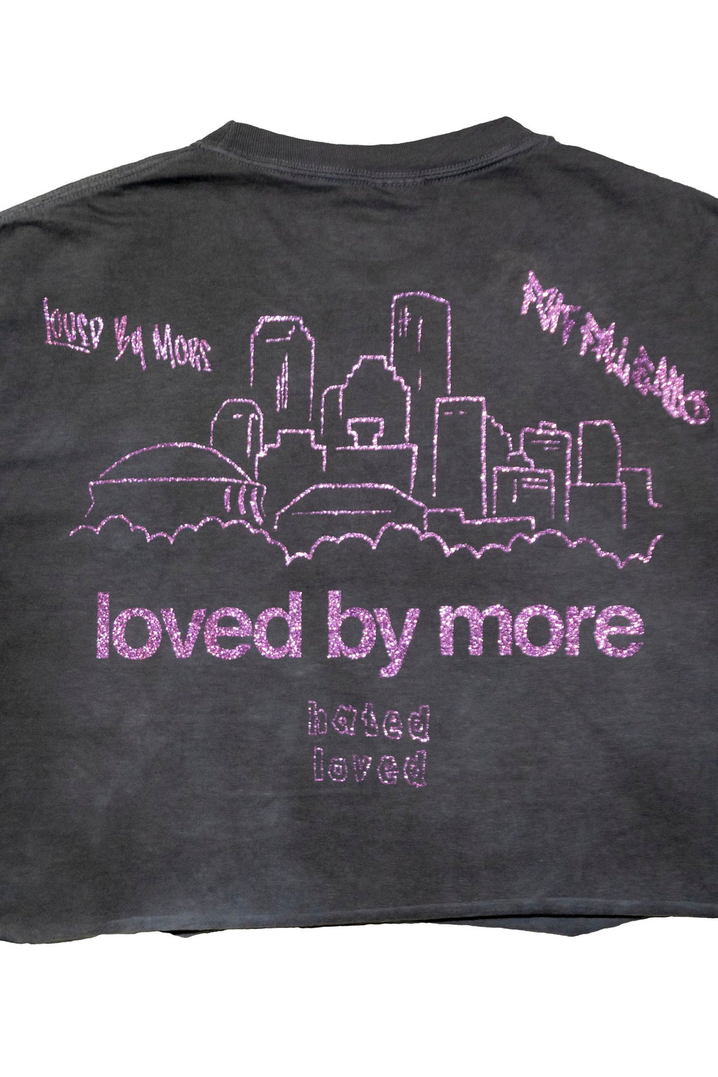 Loved By More™ Women's Reflective Cropped T-Shirt