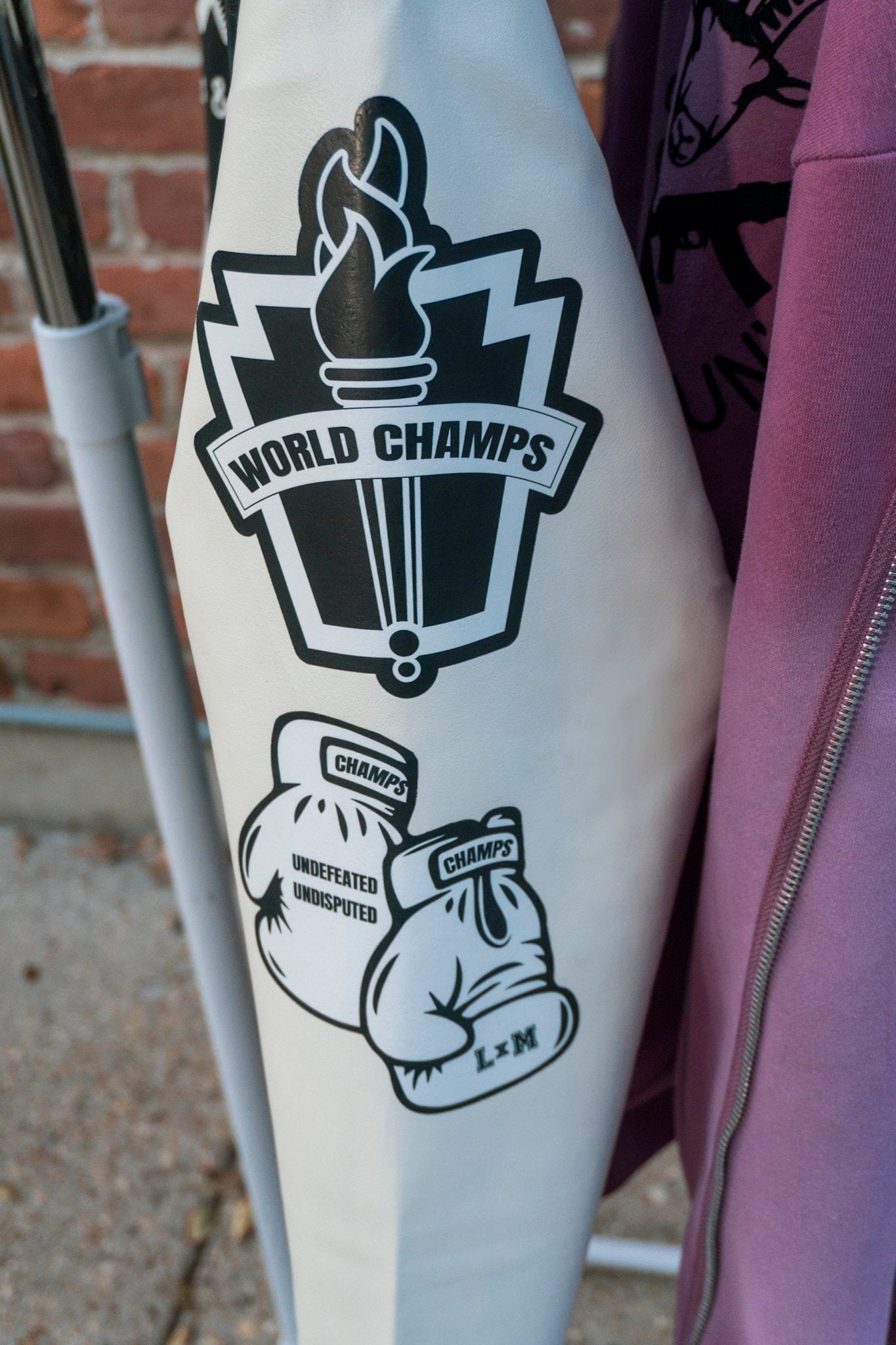 Loved By More™ Leather Varsity Jacket