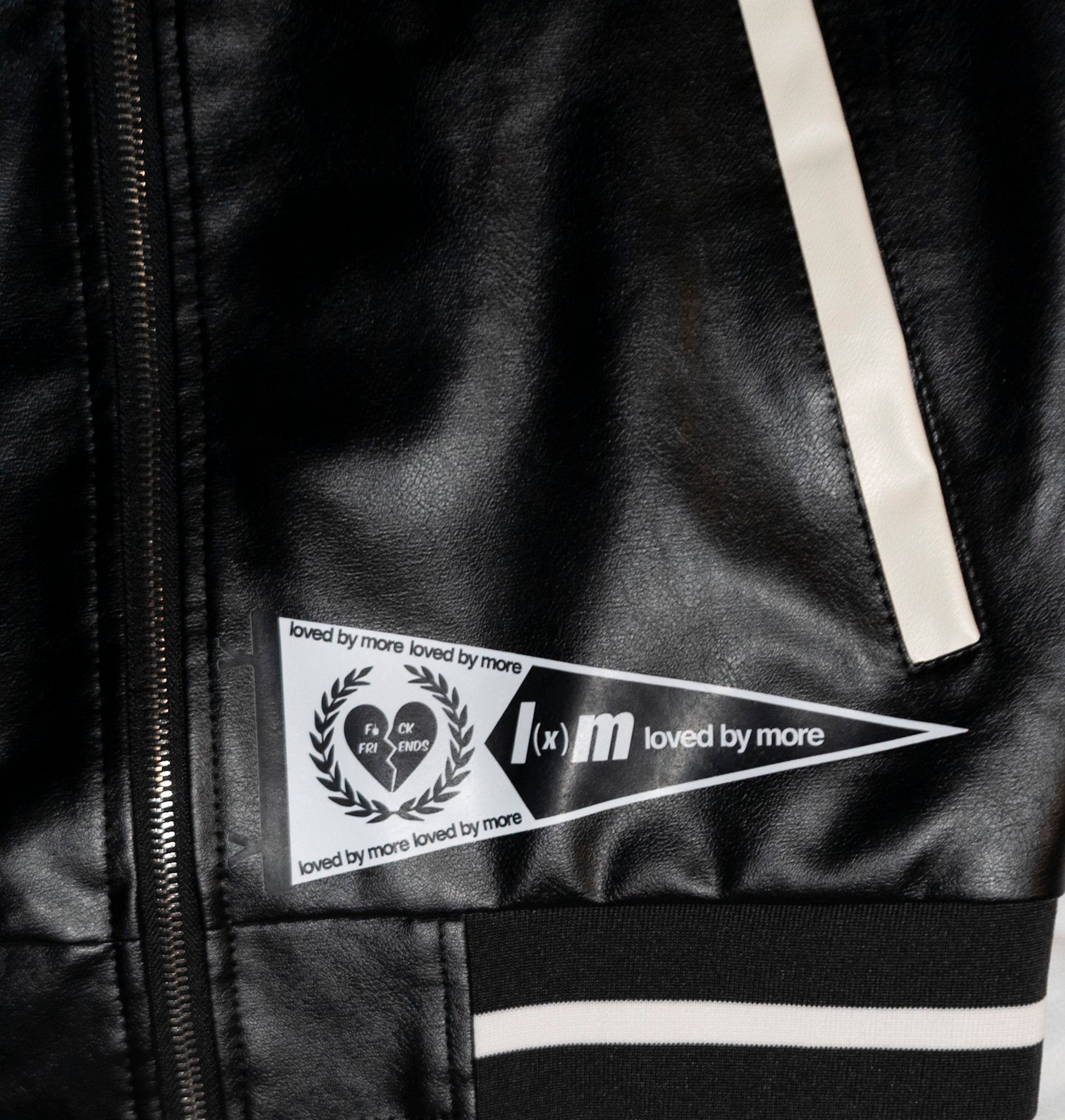 Loved By More™ Leather Varsity Jacket