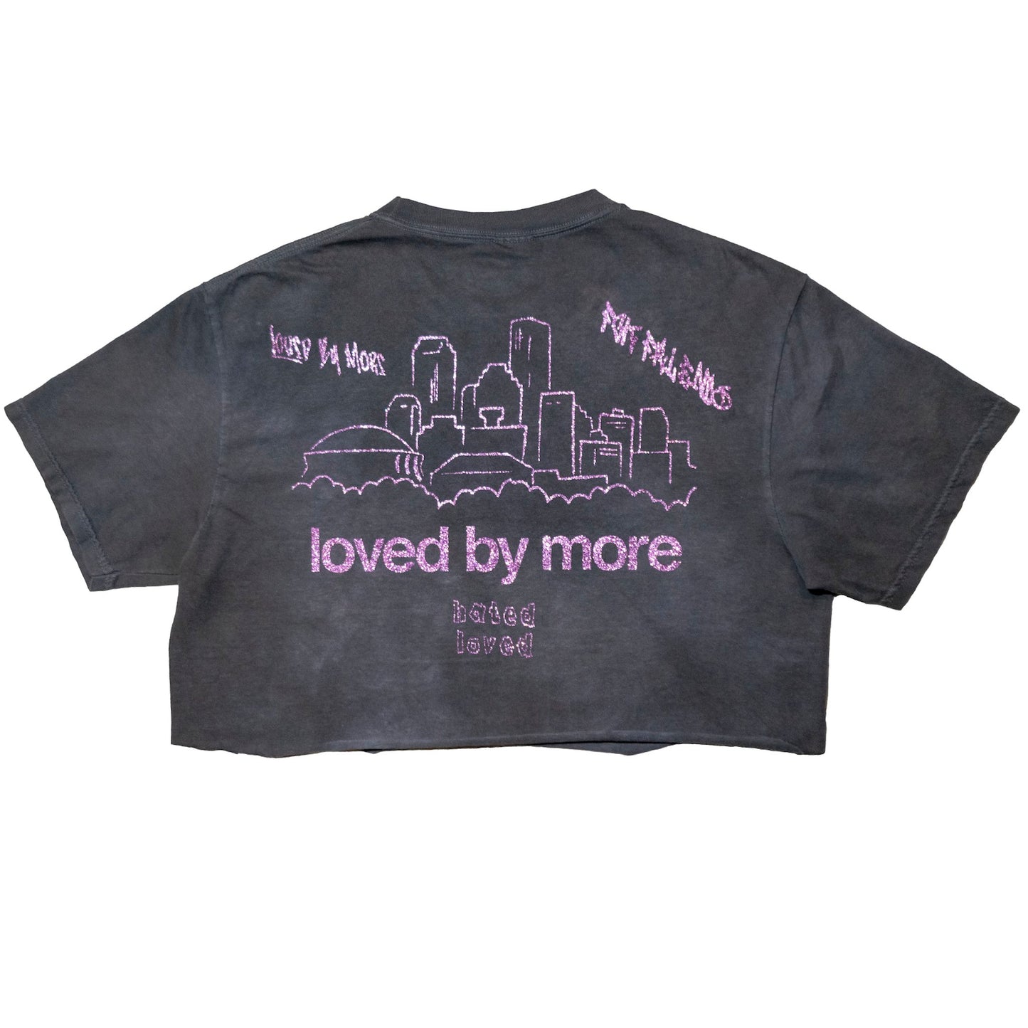 Loved By More™ Reflective Cropped T-Shirt