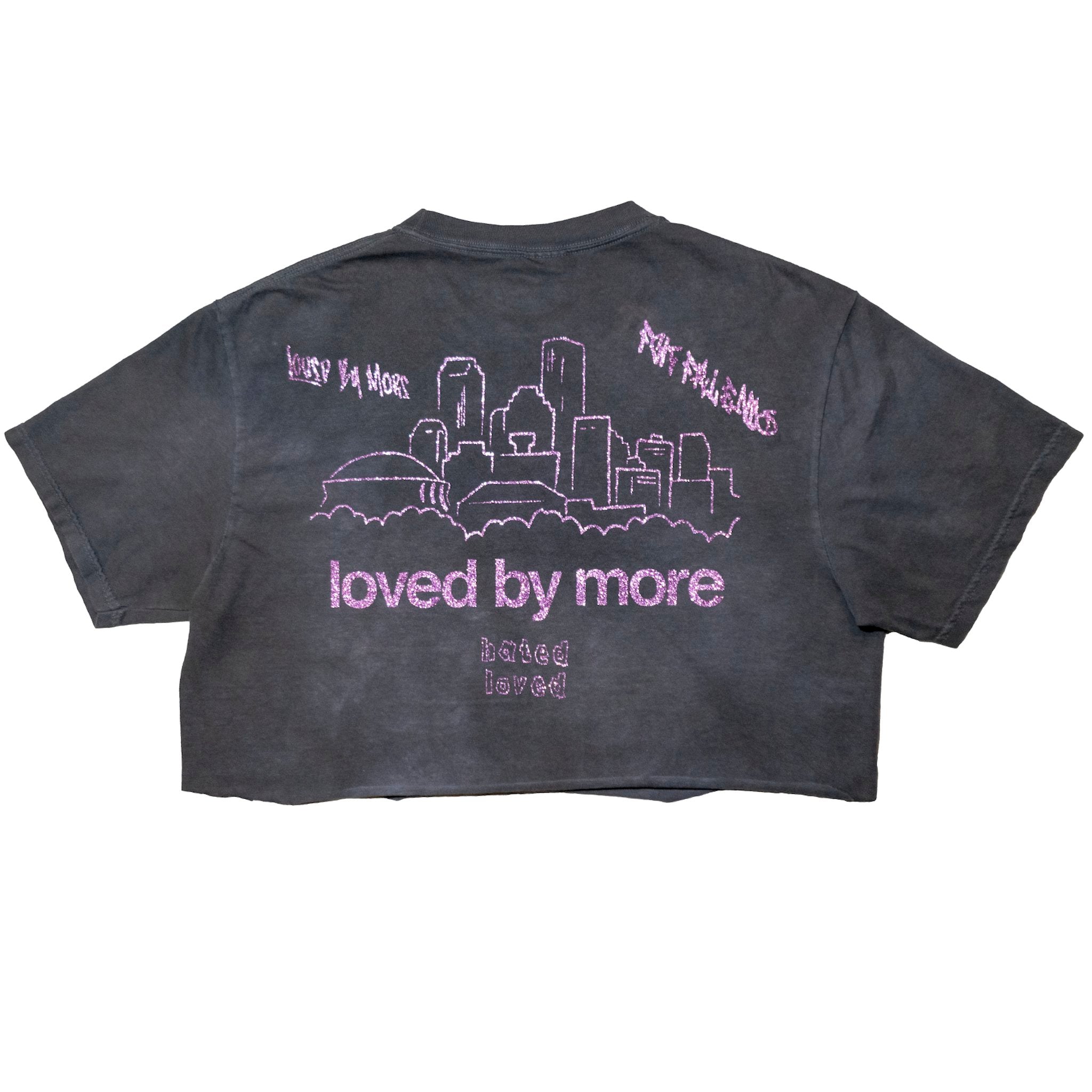 Loved By More™ Women's Reflective Cropped T-Shirt