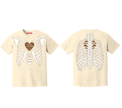 “Heart And Bones Skeleton” T-Shirt