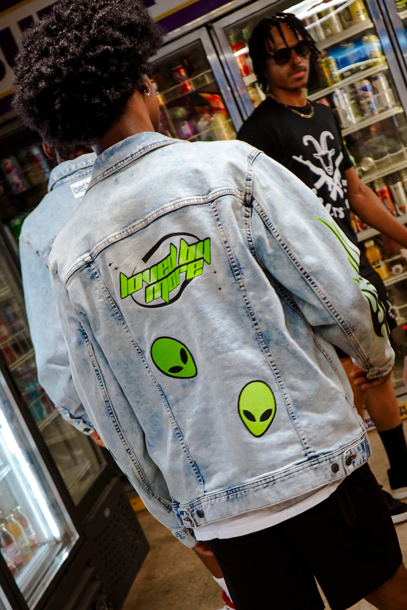 “Extraterrestrial” Denim Jacket