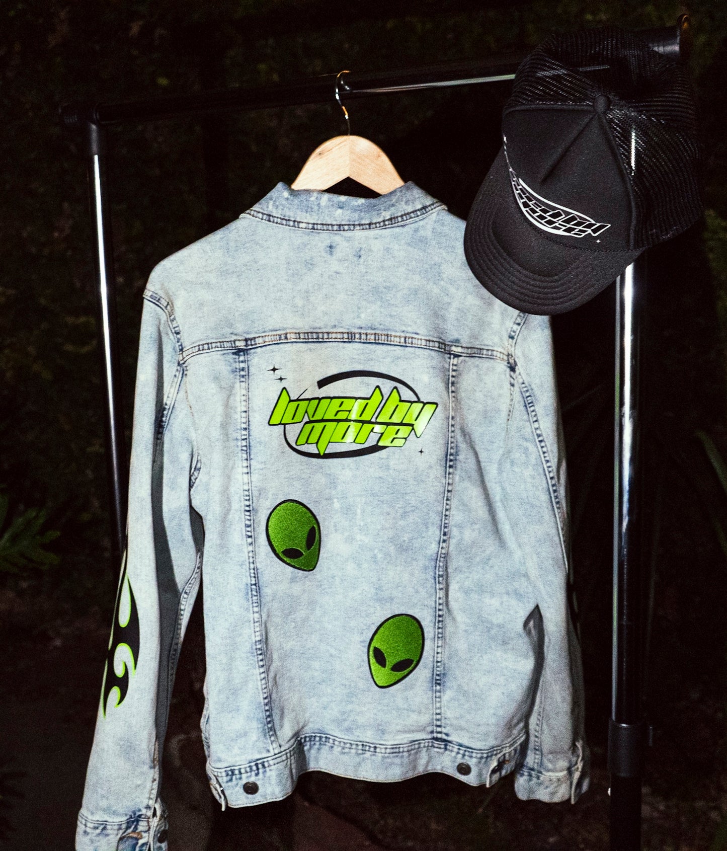 “Extraterrestrial” Denim Jacket