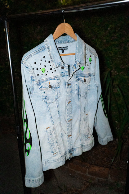 “Extraterrestrial” Denim Jacket