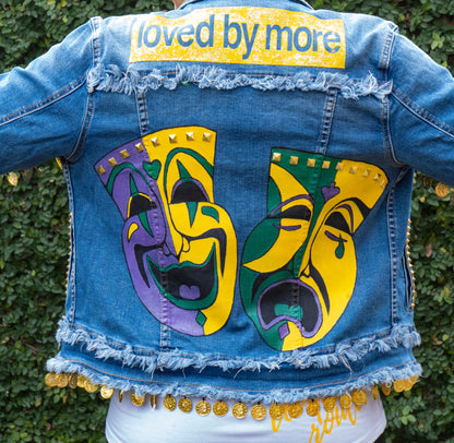 Mardi Gras Denim Jacket